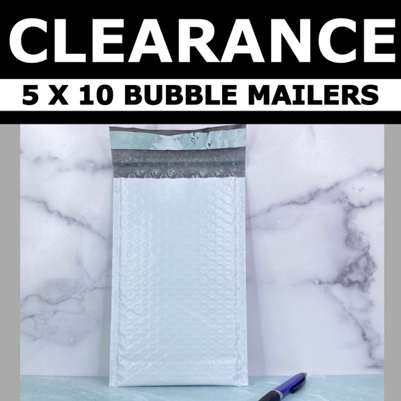 Other - CLEARANCE 25 5X10 White Bubble Mailers